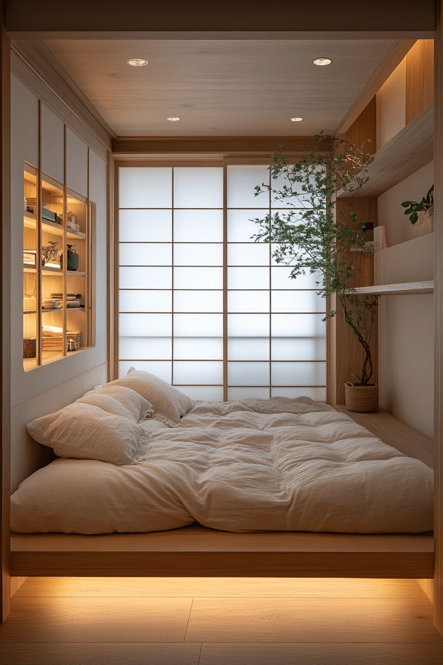 japandi small bedroom