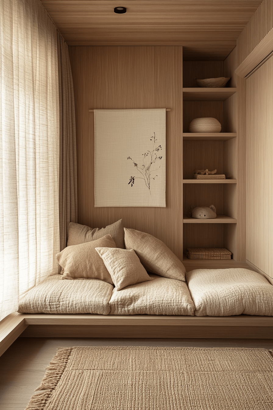 29 Japandi Kids Room Ideas for a Calm, Cozy, and Happy Space 15 japandi kids room