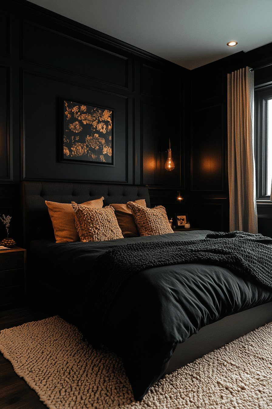 dark cottagecore bedroom