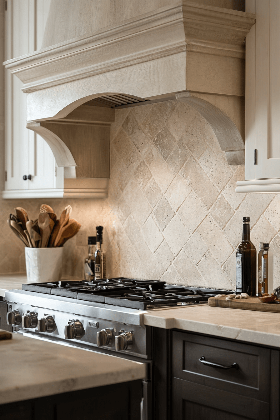 rustic kitchen backsplash