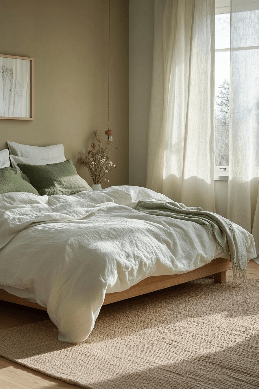 Beige And Green Bedroom Ideas