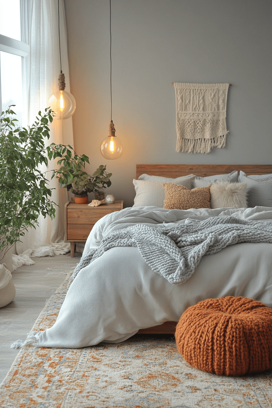 cozy boho bedroom
