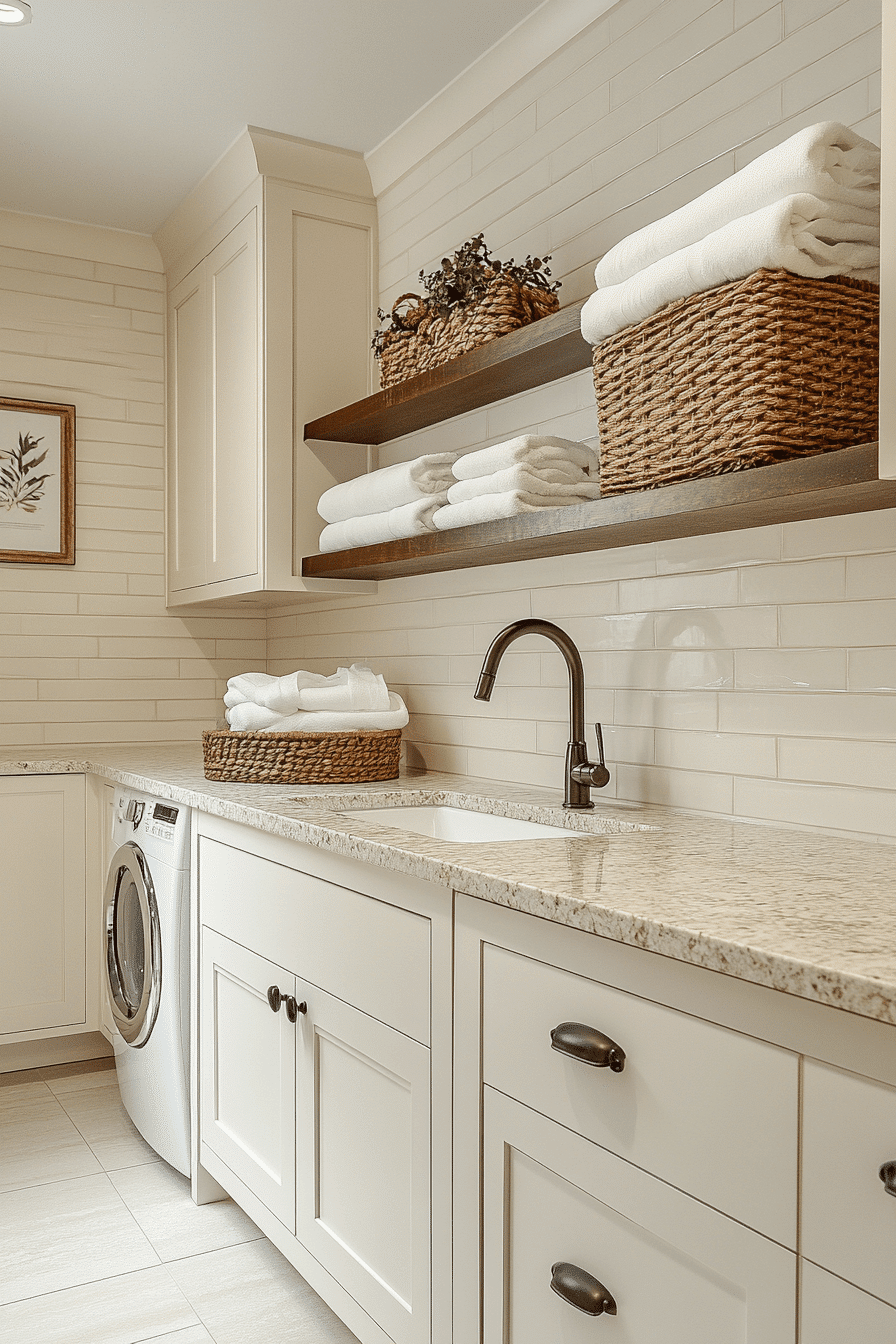 29 Cottage Laundry Room Looks That Blend Rustic Beauty With Happiness ...