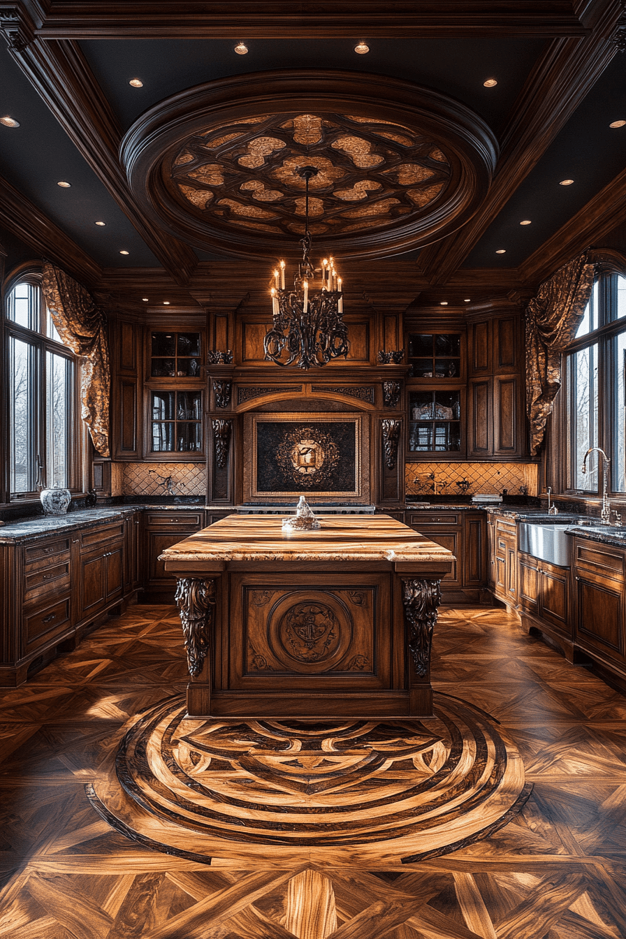 29 Dark Walnut Kitchen Cabinets That Bring Timeless Elegance and Charm 16 dark walnut kitchen cabinets