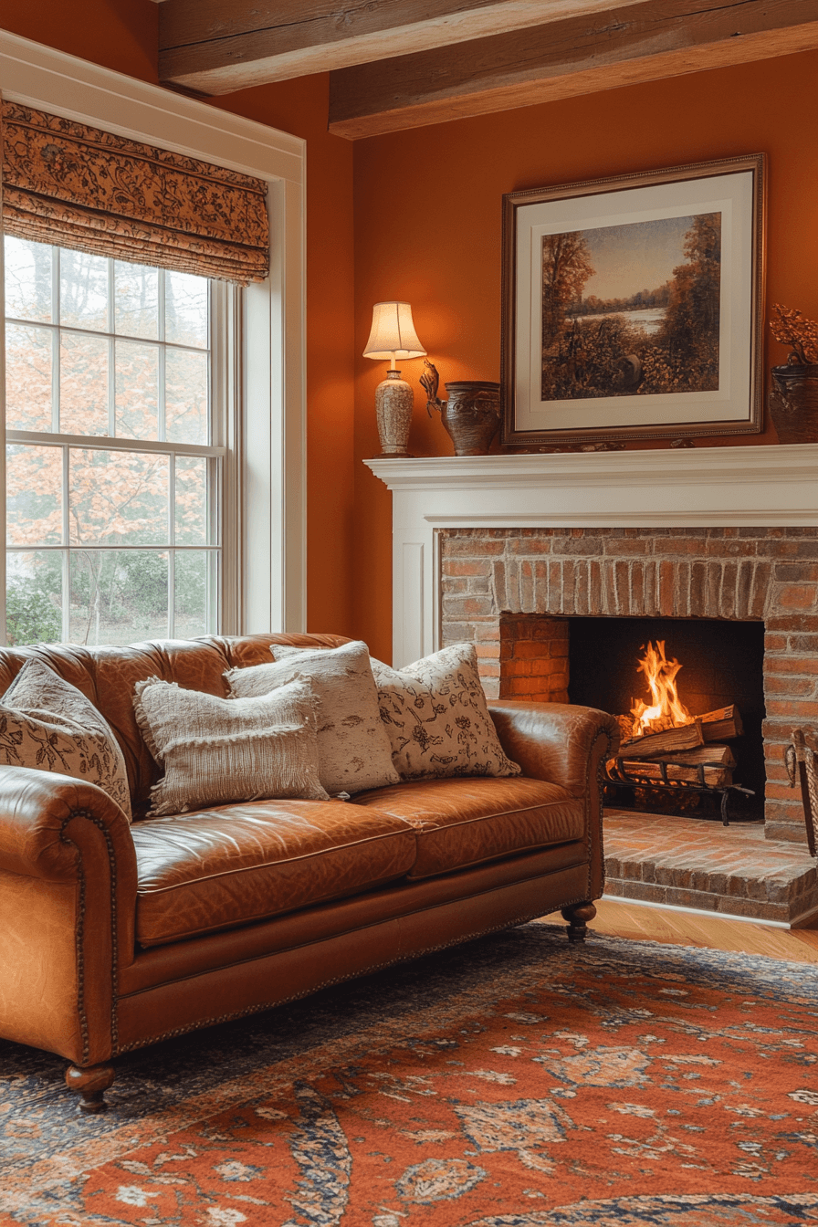 29 Cognac Couch Living Room Ideas That Bring Warm Elegance And Lasting ...