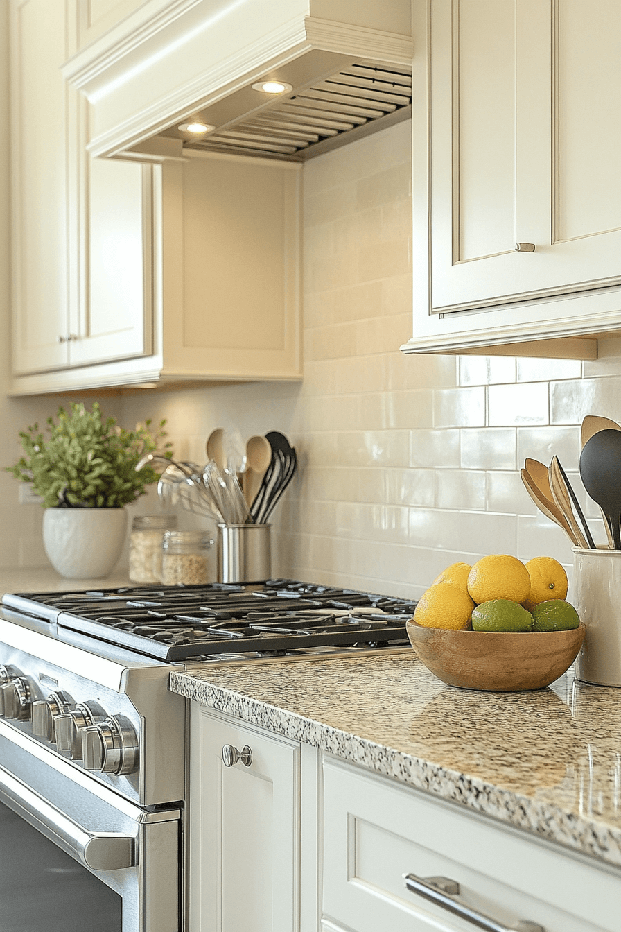 brown granite countertops