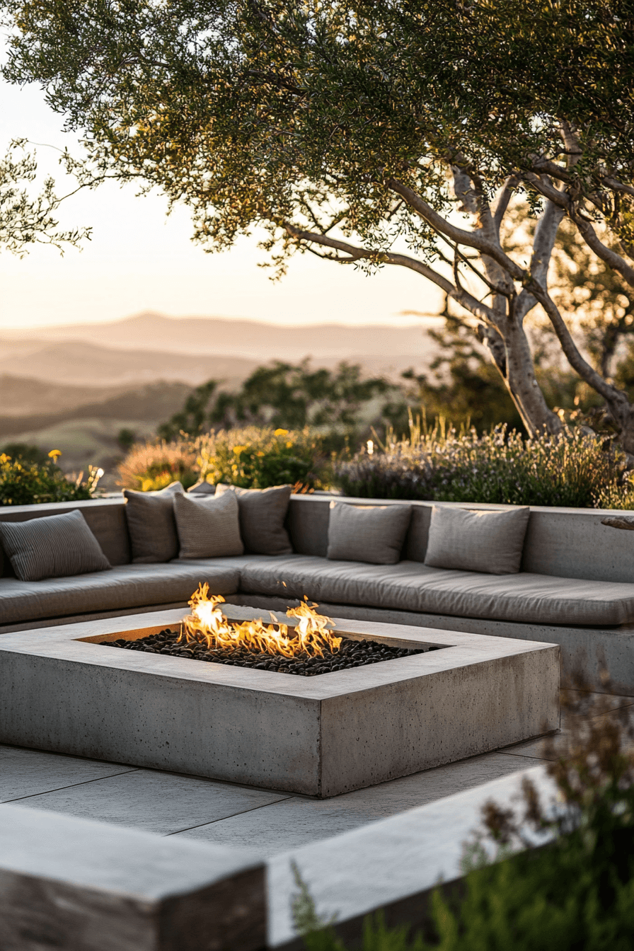 outside firepit ideas