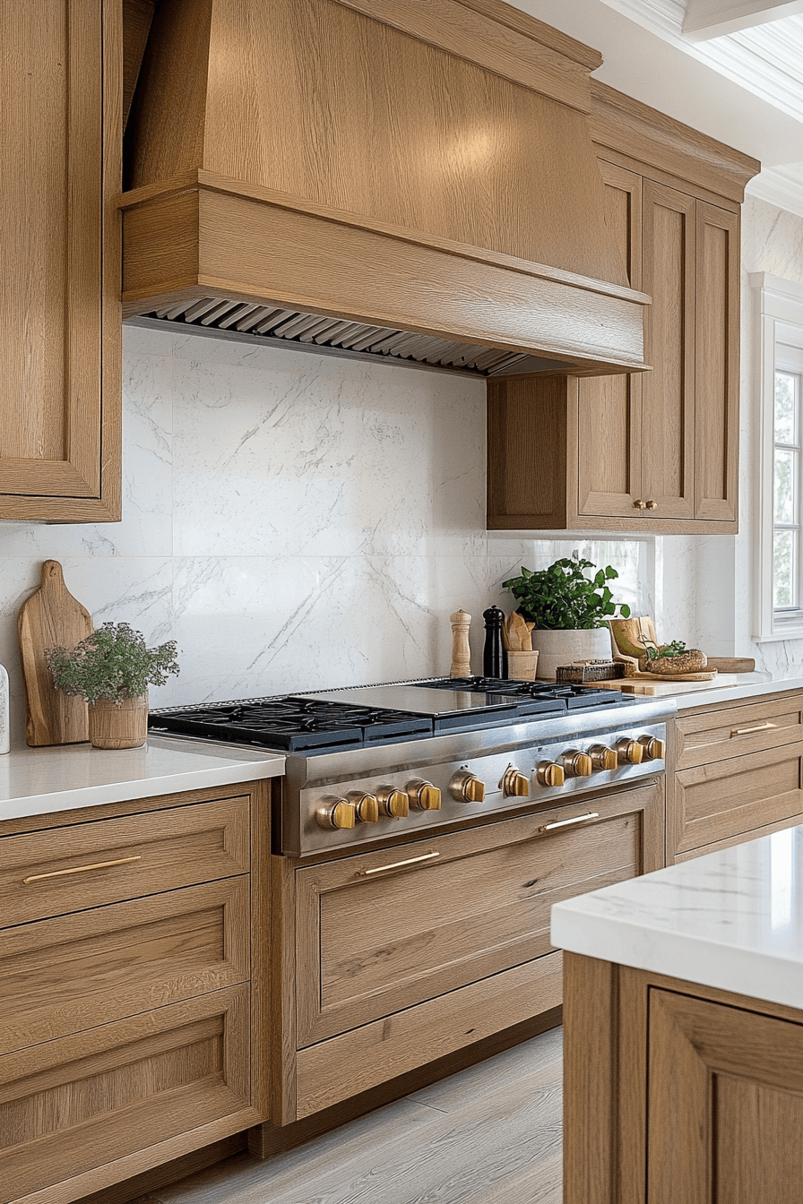 29 Golden Oak Kitchen Cabinets That Add Warmth, Glow, and Lasting Style 17 golden oak kitchen cabinets