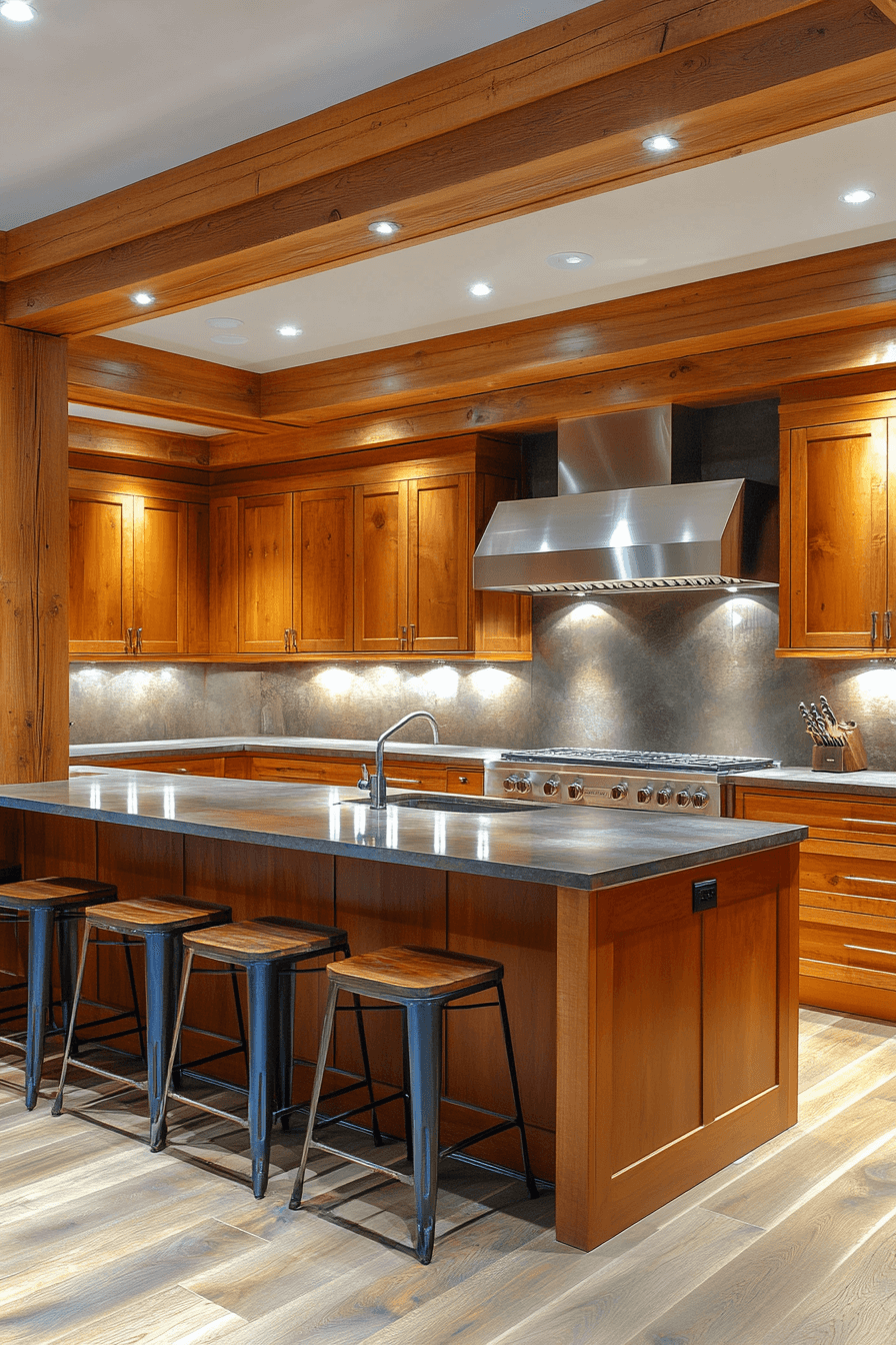 29 Warm Wood Kitchen Cabinets That Bring Natural Beauty and Cozy Charm 17 warm wood kitchen cabinets