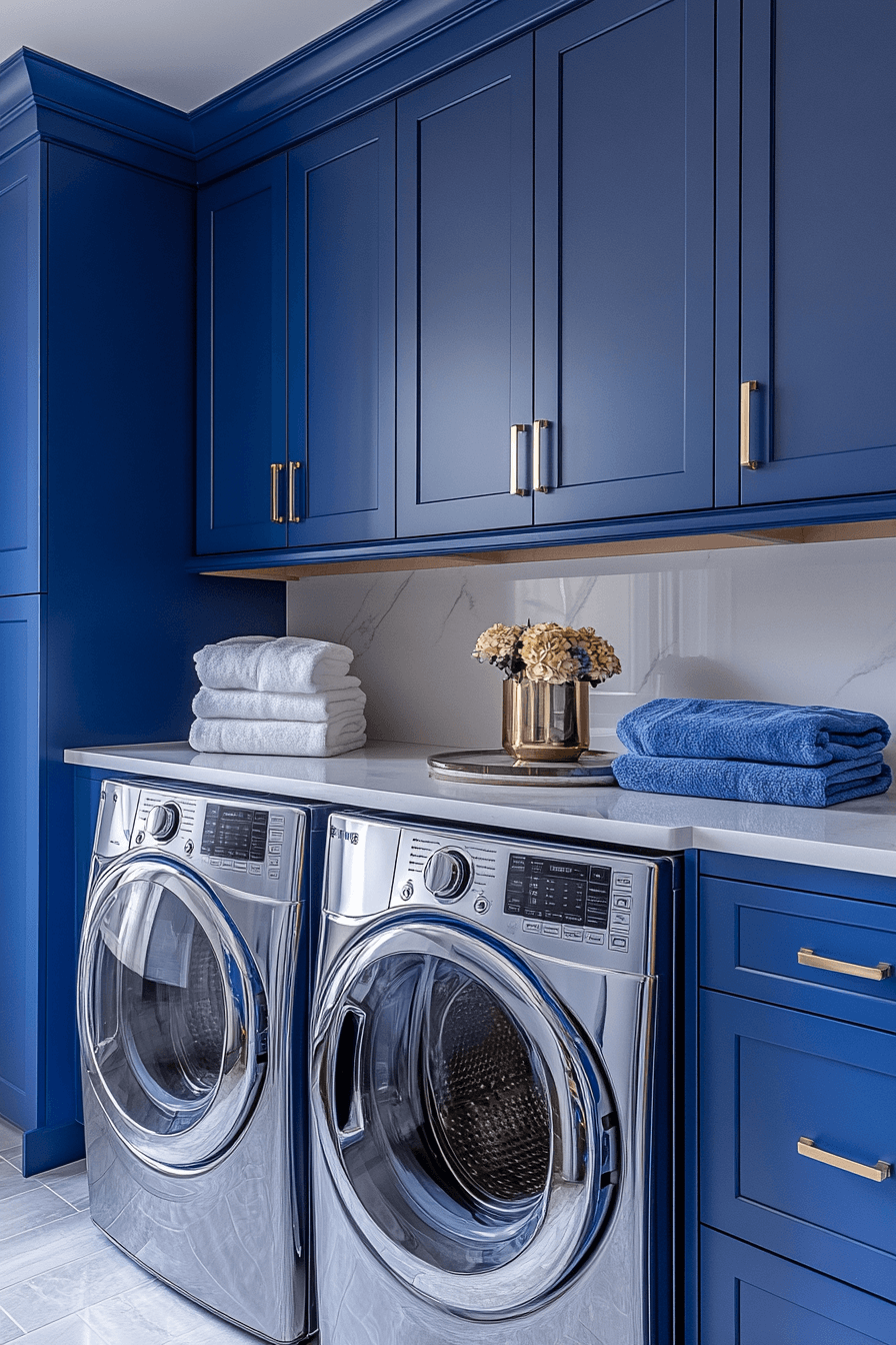 29 Blue Laundry Room Inspirations That Spark Happiness Every Wash Day ...