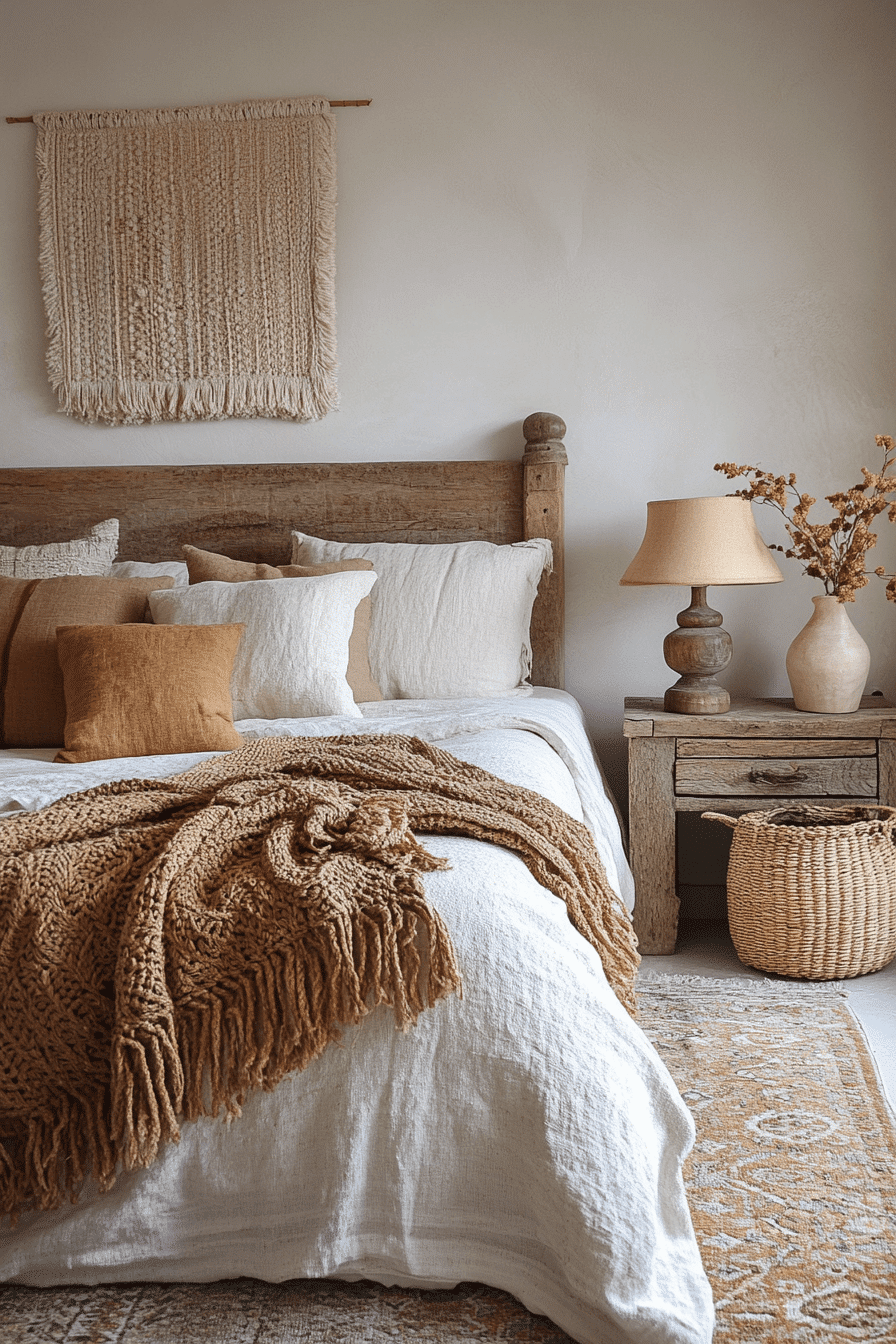 cozy boho bedroom