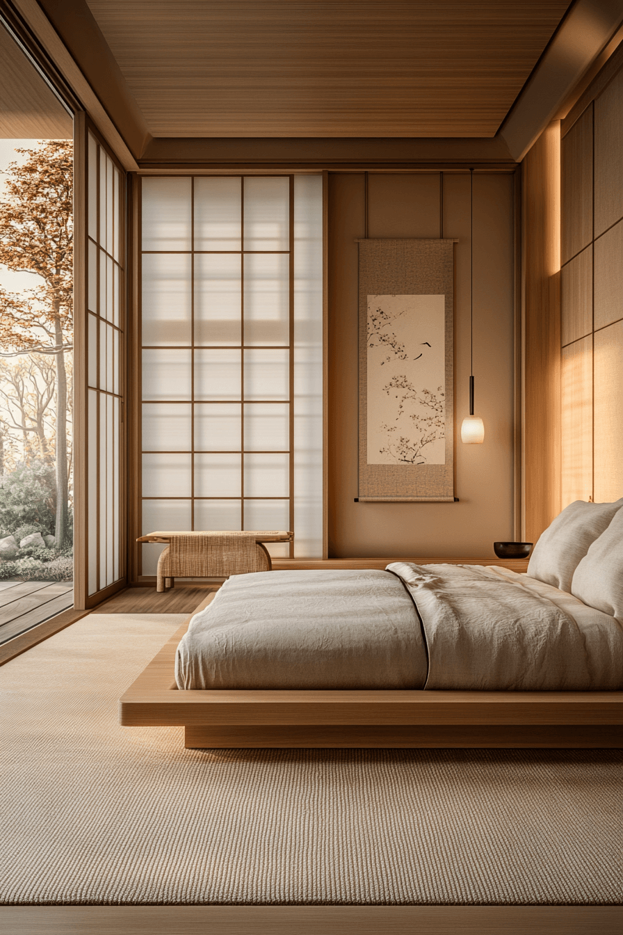 japandi small bedroom