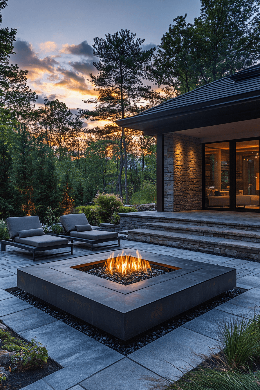 outside firepit ideas