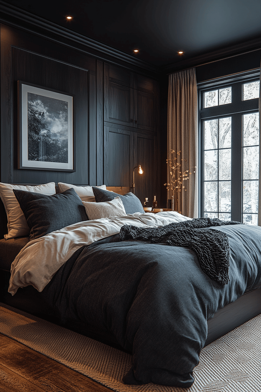 dark cottagecore bedroom