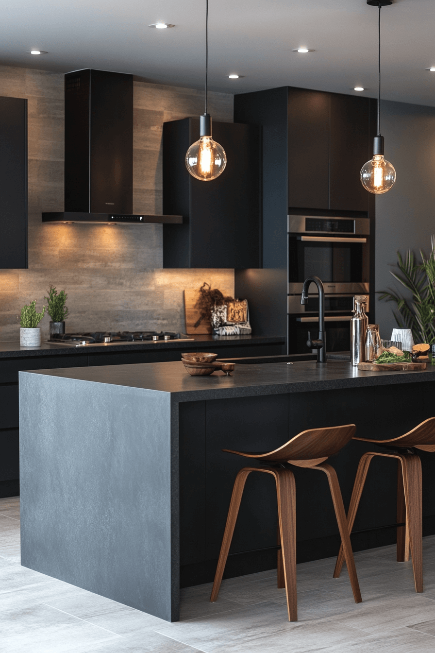 29 Charcoal Kitchen Cabinets That Bring Modern Charm and Timeless Style 18 charcoal kitchen cabinets