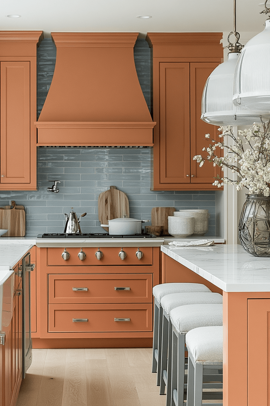 29 Terracotta Kitchen Cabinets That Warm Your Home with Rustic Charm 18 terracotta kitchen cabinets