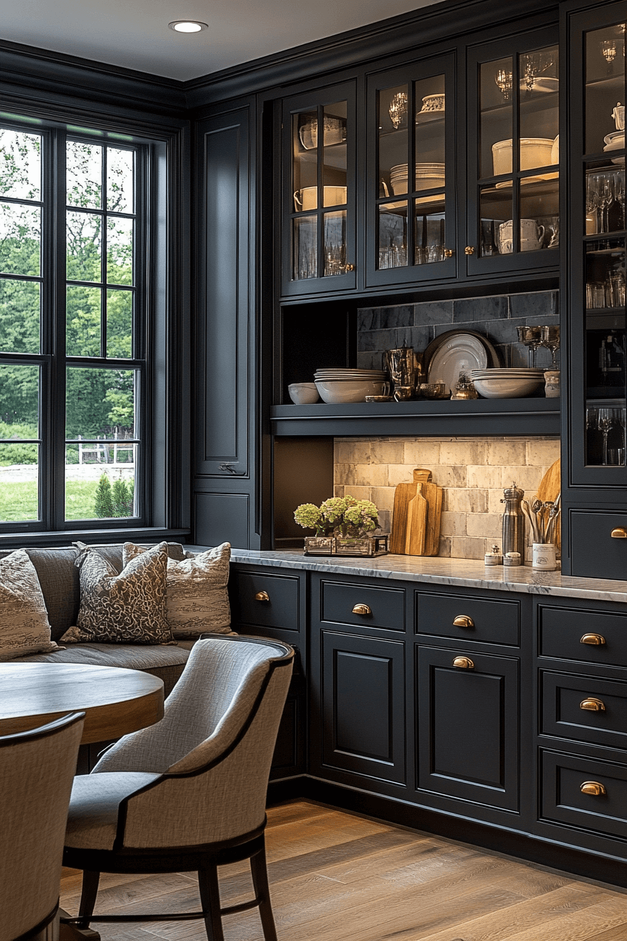 29 Charcoal Kitchen Cabinets That Bring Modern Charm and Timeless Style 19 charcoal kitchen cabinets