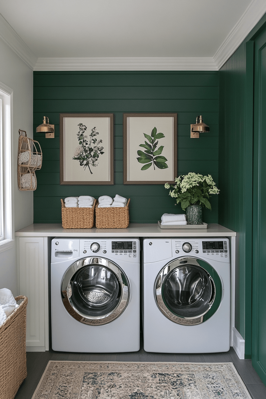 29 Green Laundry Room Designs For A Cheerful And Refreshing Space ...
