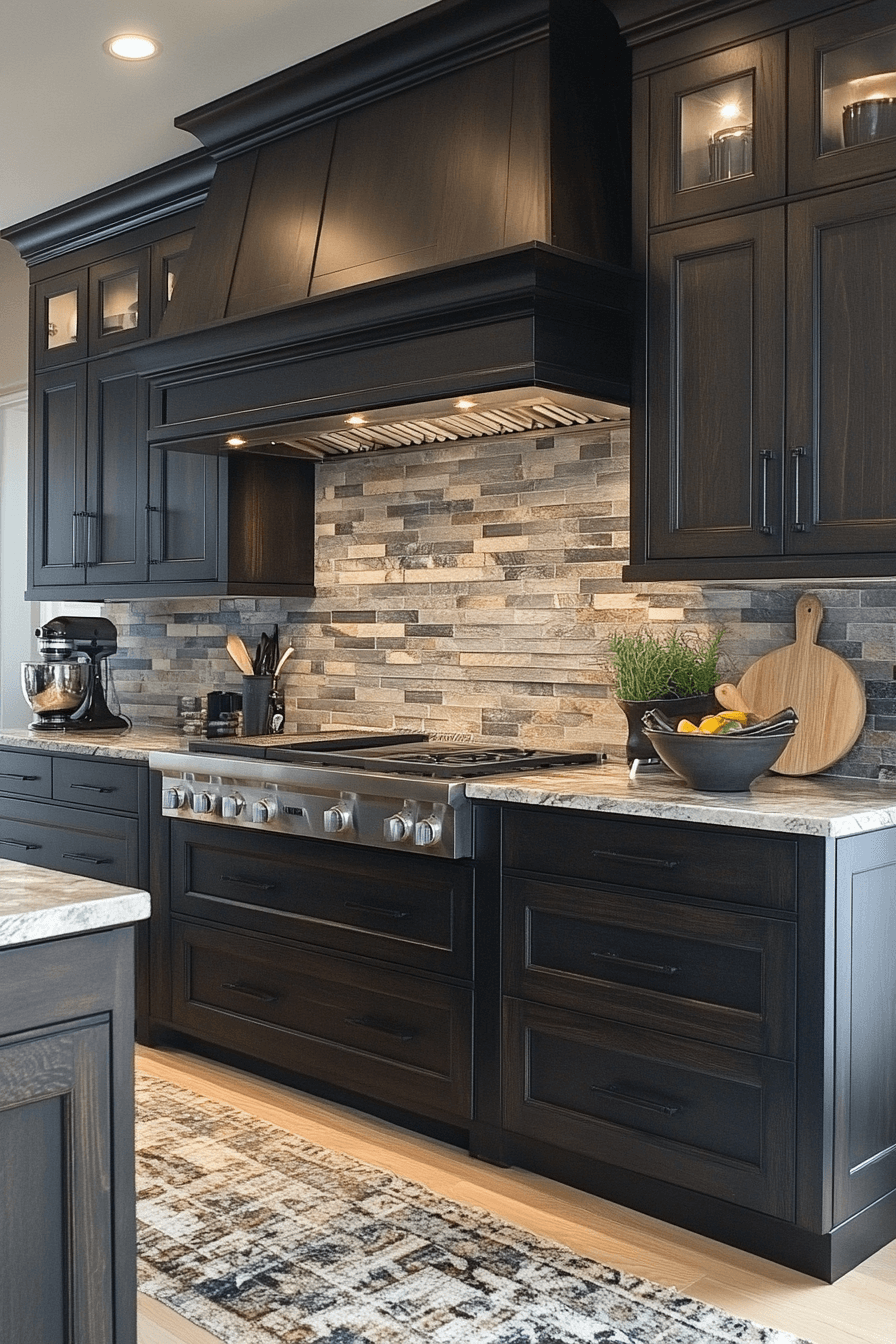 29 Dark Walnut Kitchen Cabinets That Bring Timeless Elegance and Charm 19 dark walnut kitchen cabinets