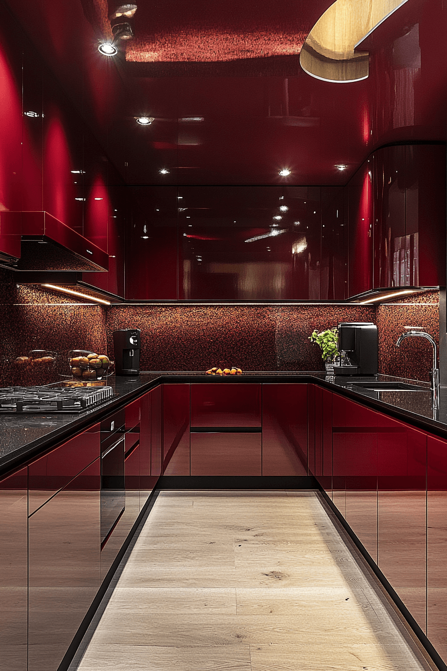 29 Burgundy Kitchen Cabinets Design Ideas for a Bold and Beautiful Space 19 burgundy kitchen cabinets