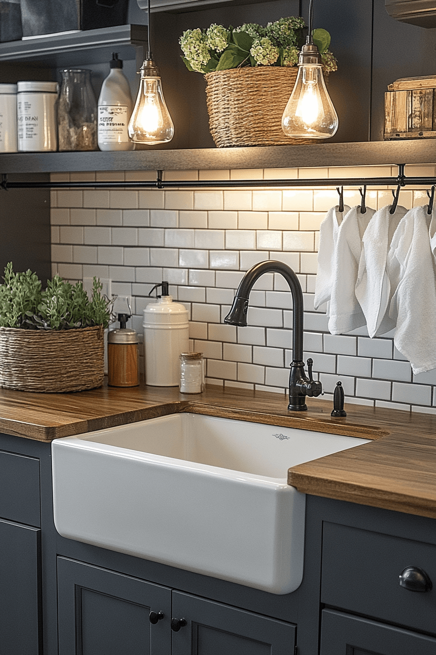 farmhouse laundry room