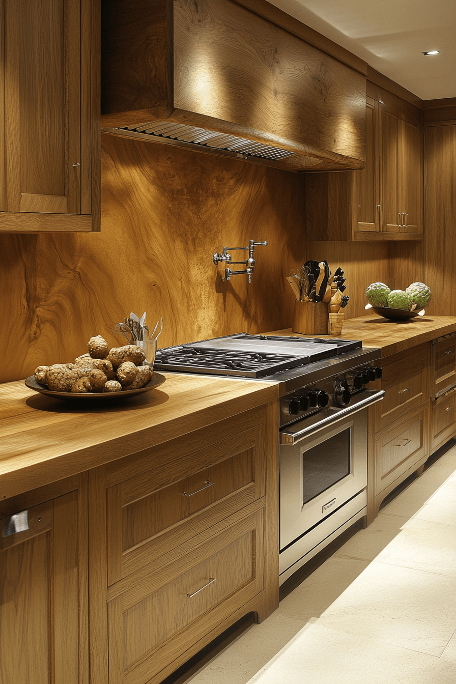 29 Warm Wood Kitchen Cabinets That Bring Natural Beauty and Cozy Charm 19 warm wood kitchen cabinets