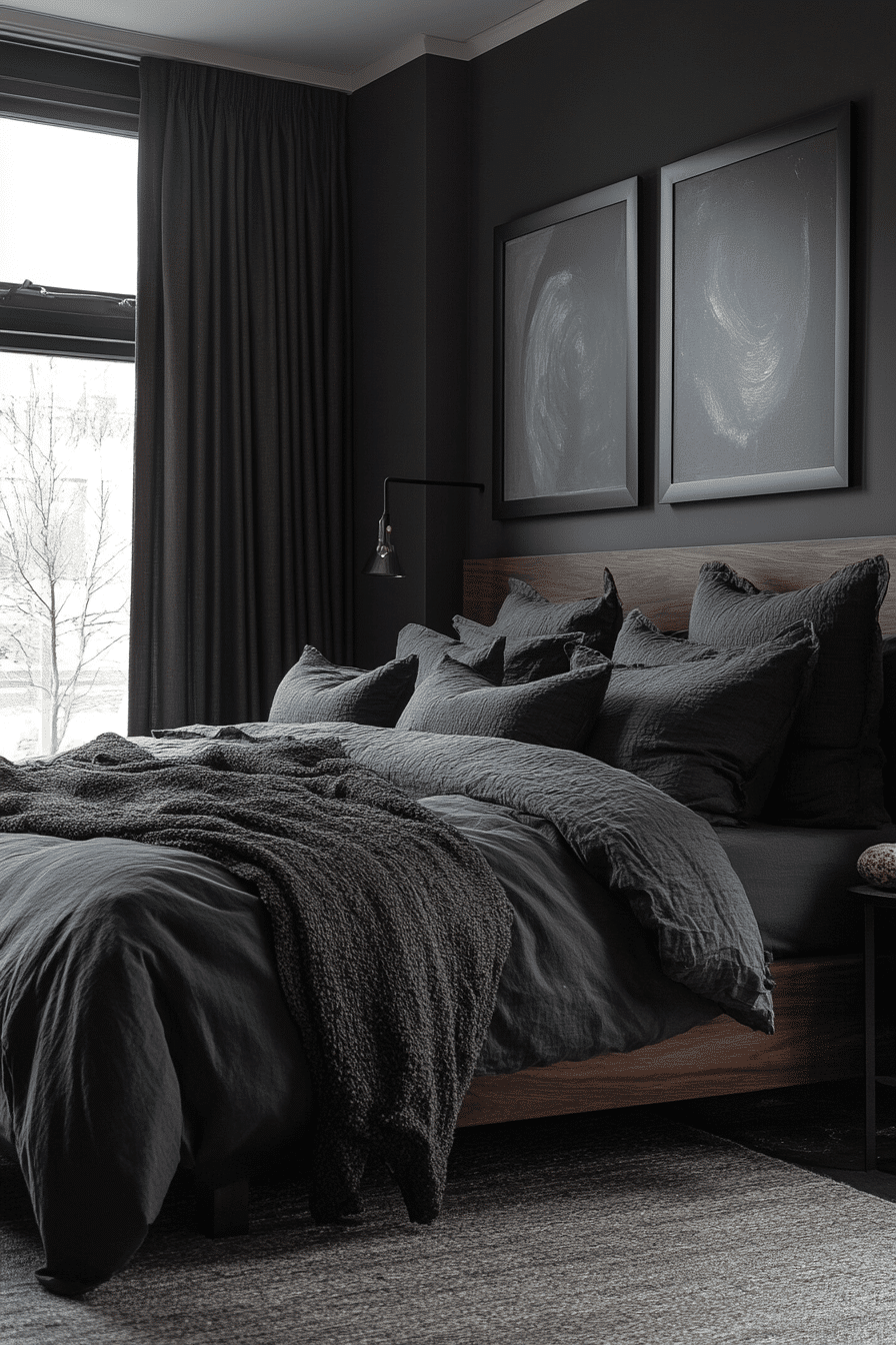 dark cottagecore bedroom