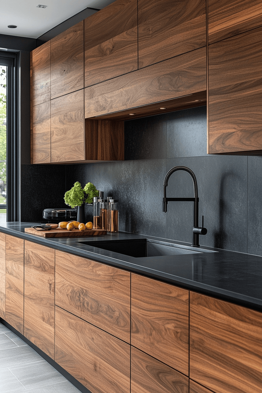 29 Dark Walnut Kitchen Cabinets That Bring Timeless Elegance and Charm 2 dark walnut kitchen cabinets