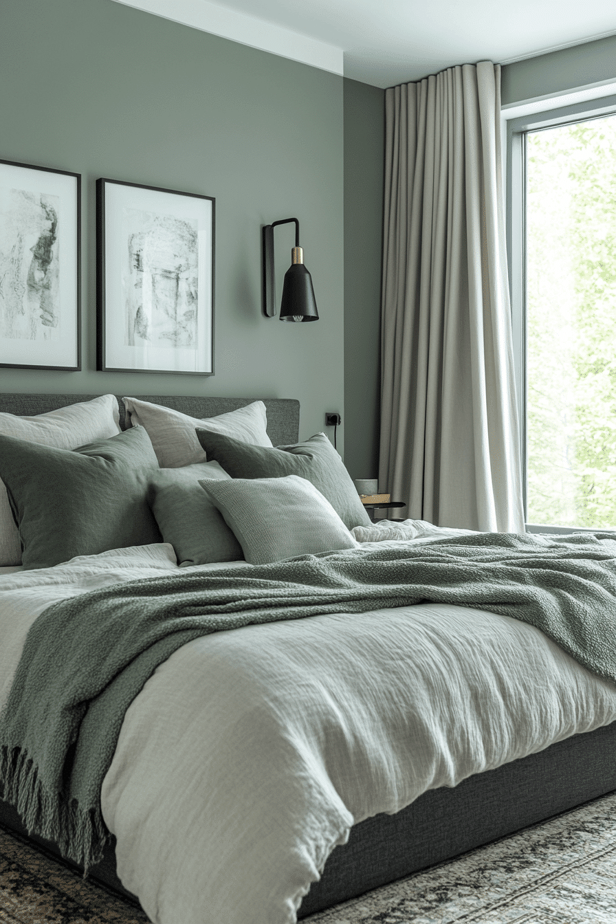Sage Green And Grey Bedroom Ideas