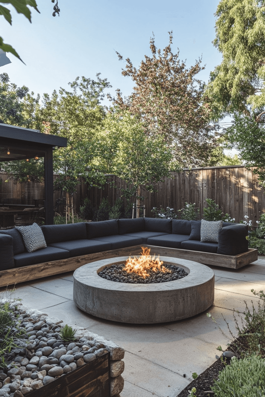 outside firepit ideas