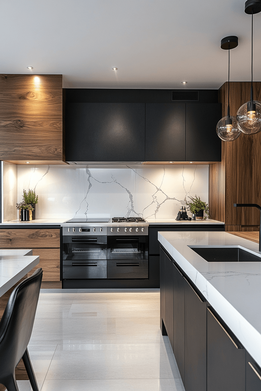 white backsplash kitchen