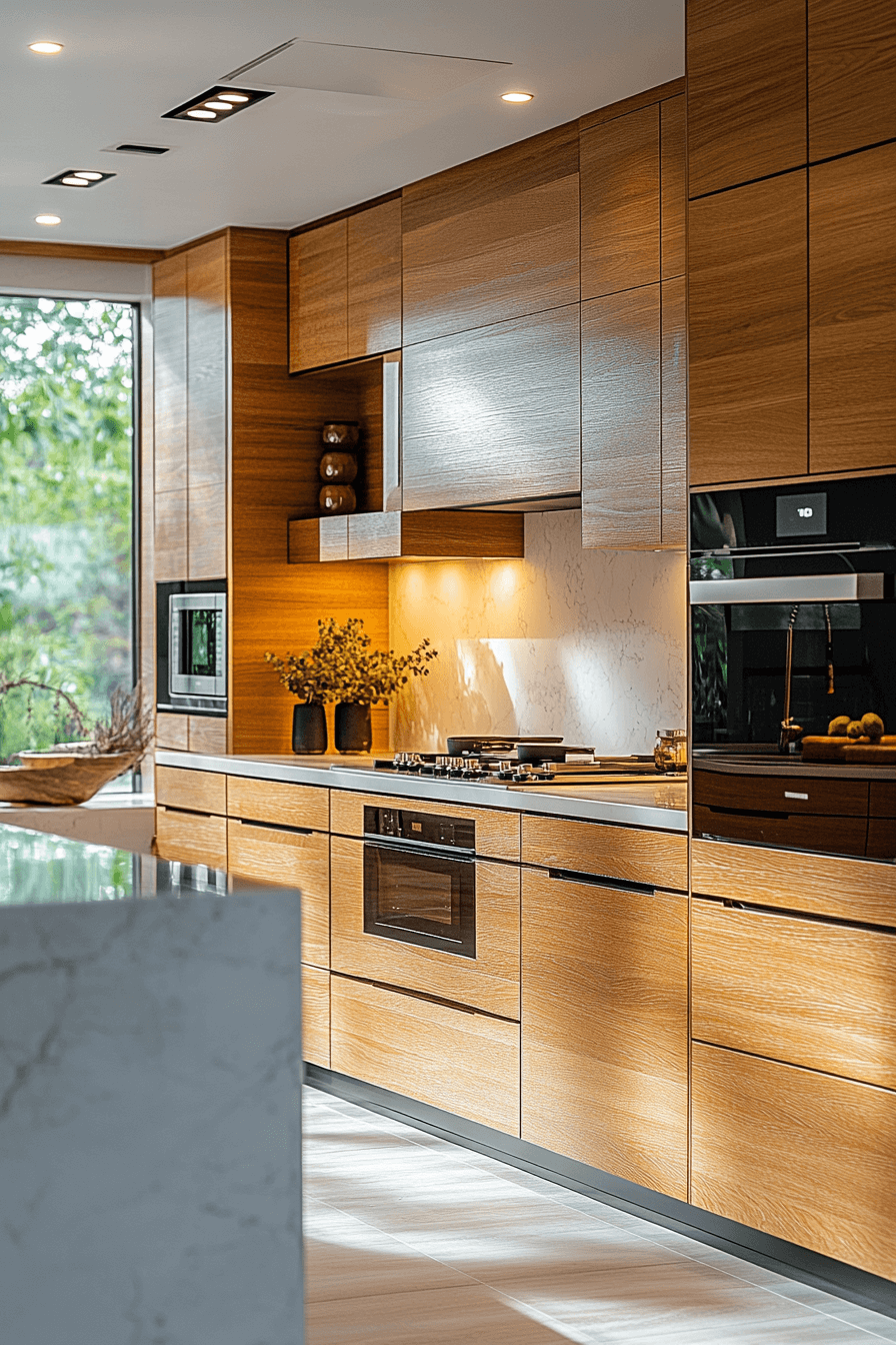 29 Warm Wood Kitchen Cabinets That Bring Natural Beauty and Cozy Charm 2 warm wood kitchen cabinets