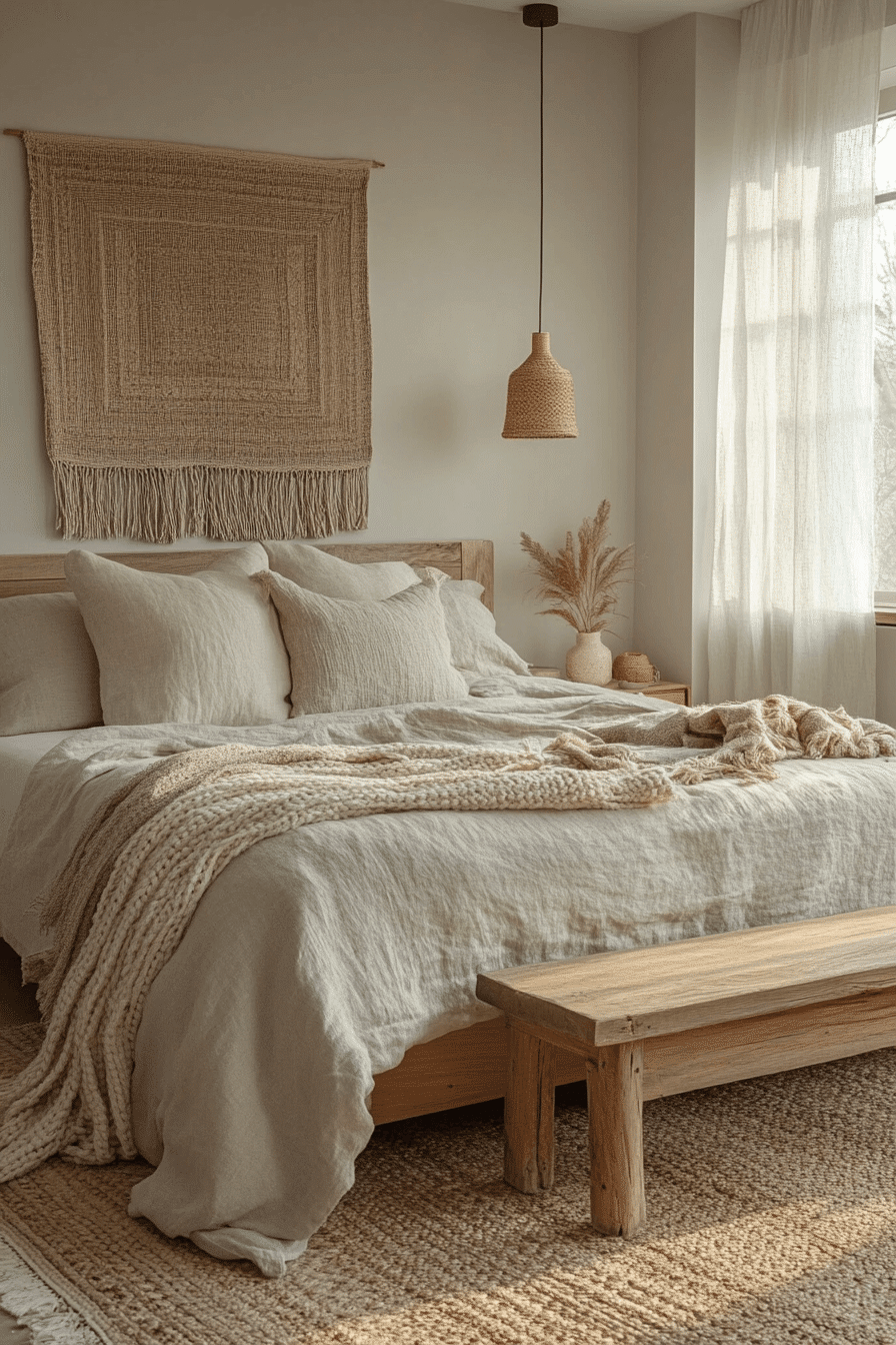 cozy boho bedroom