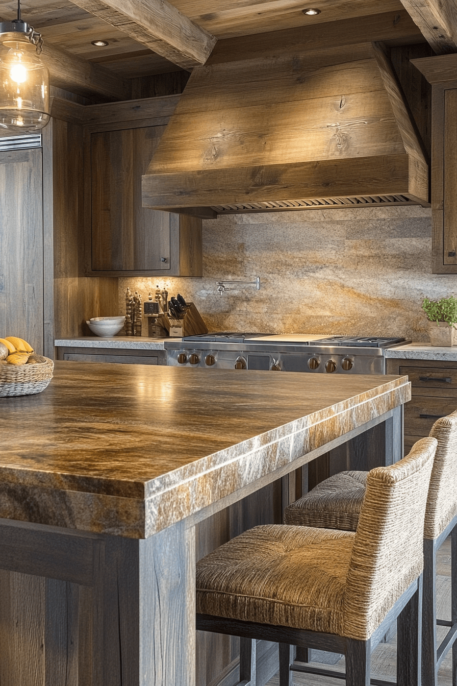 brown granite countertops