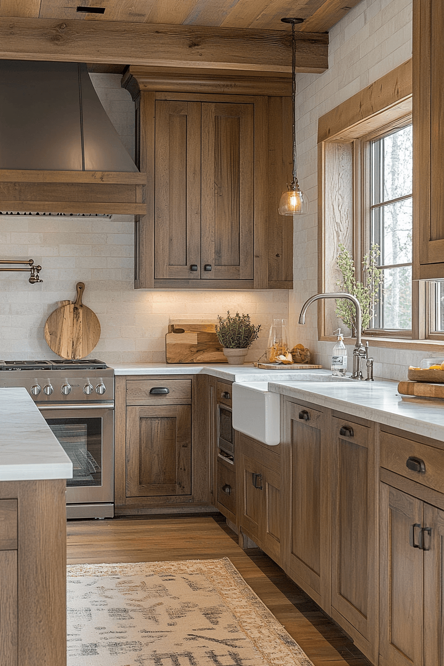 29 Warm Wood Kitchen Cabinets That Bring Natural Beauty and Cozy Charm 20 warm wood kitchen cabinets