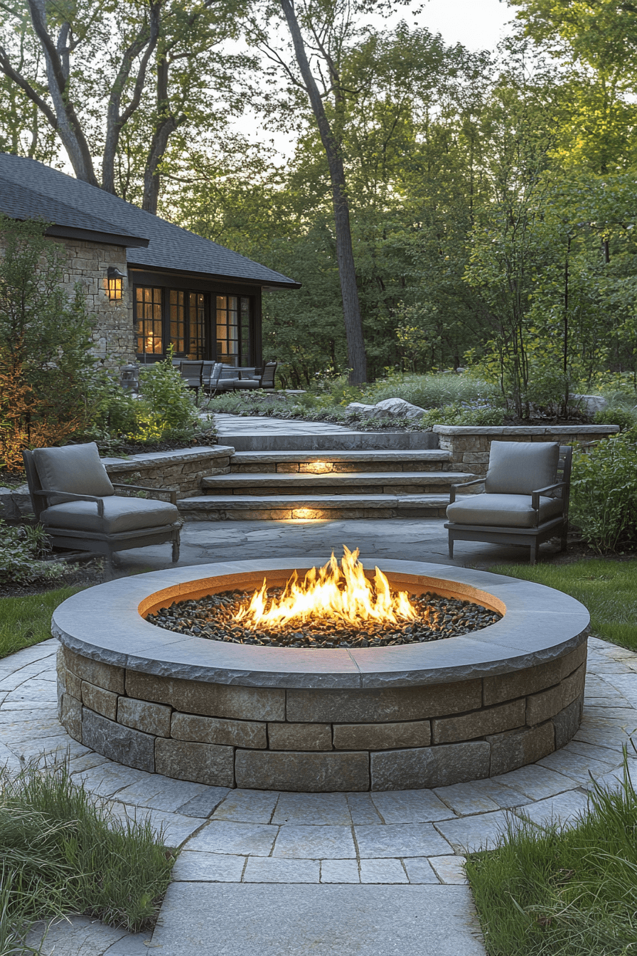outside firepit ideas