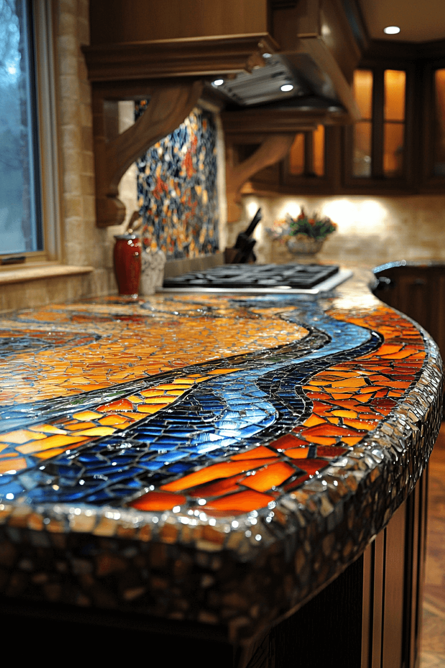 29 Recycled Glass Countertops That Bring Eco-Friendly Beauty And Modern ...