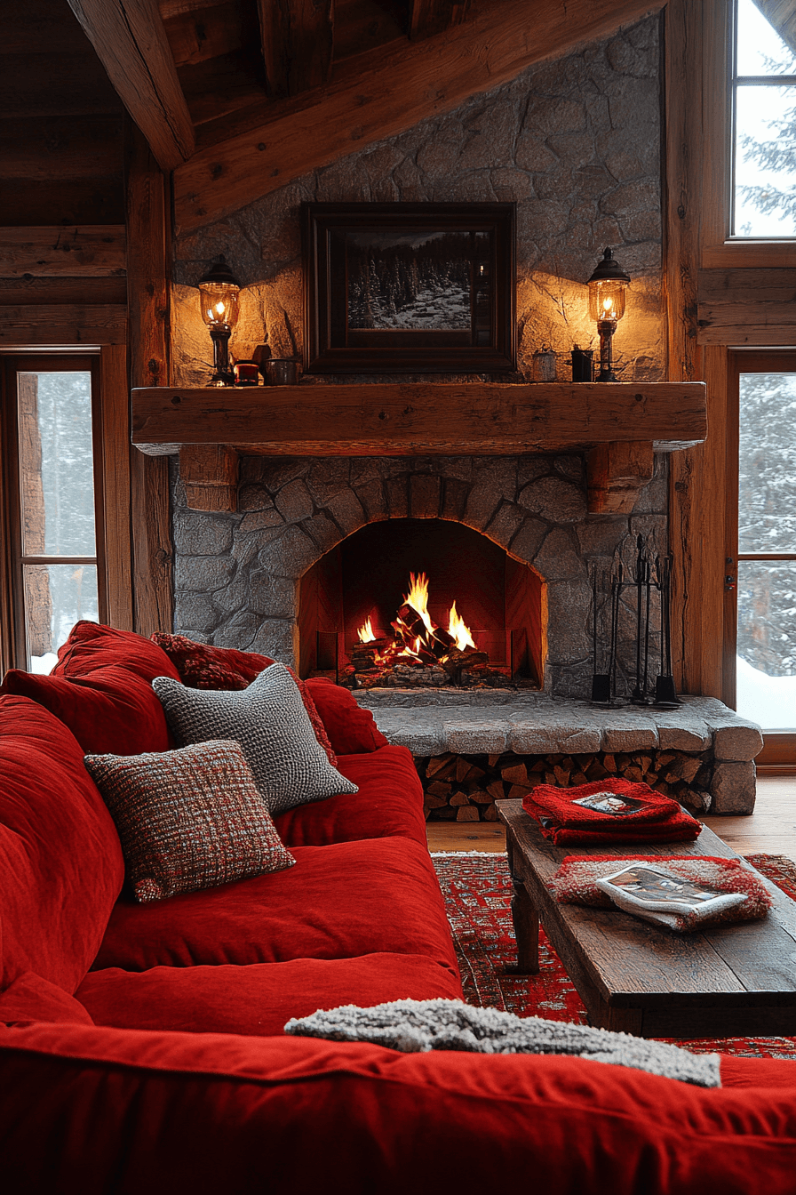 rust couch living room ideas