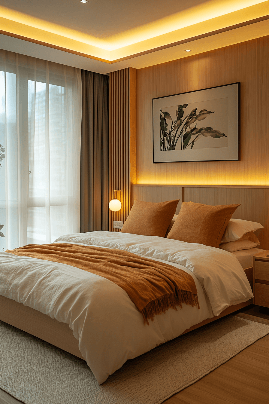 japandi small bedroom