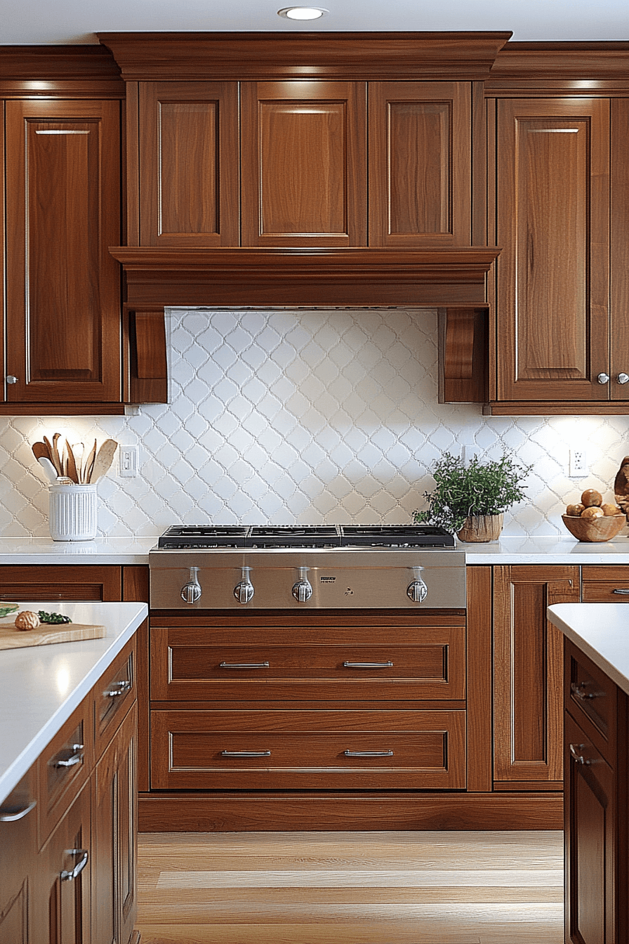 cherry wood kitchen cabinets