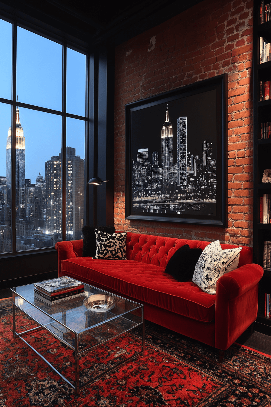 29 Red Couch Living Rooms That Bring Bold Style and Cozy Warmth 21 red couch living room