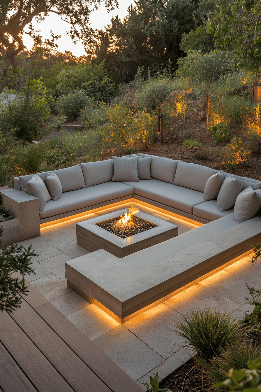 outside firepit ideas