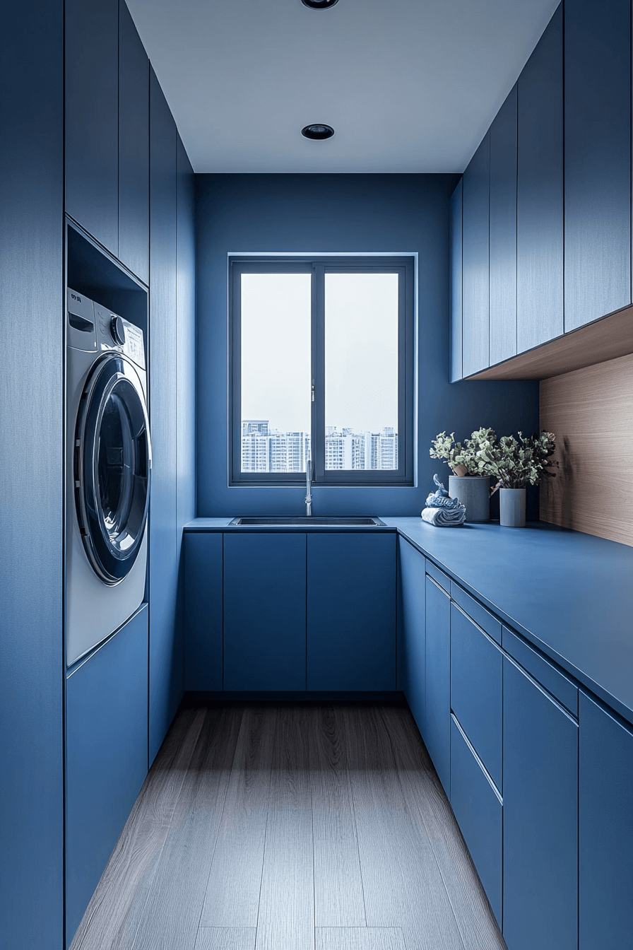 29 Blue Laundry Room Inspirations That Spark Happiness Every Wash Day ...
