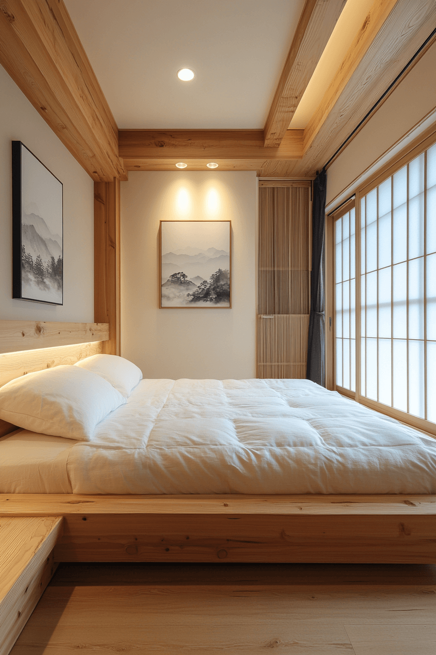 japandi small bedroom