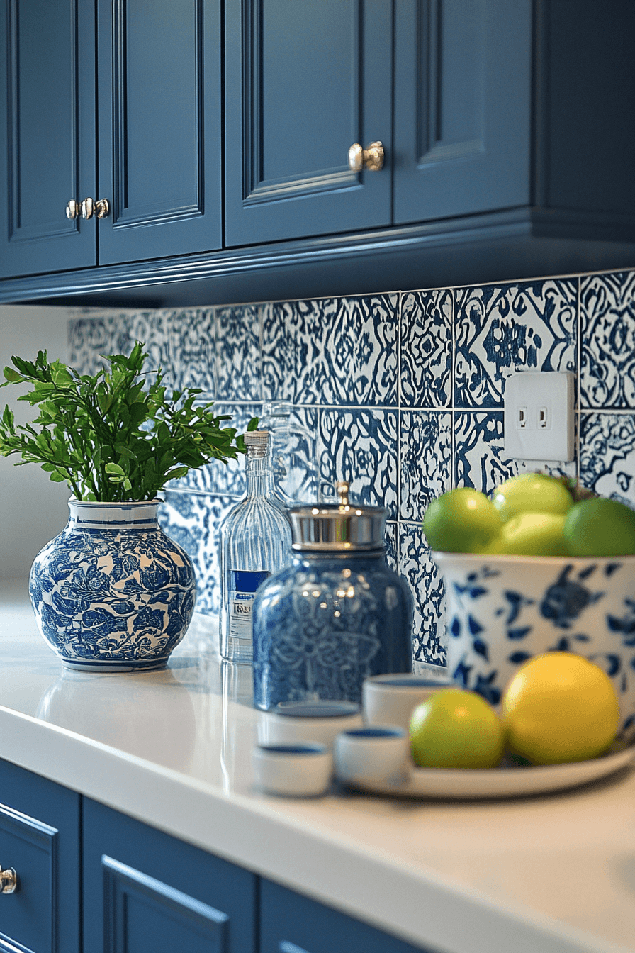 29 Blue and White Kitchen Cabinets That Bring Fresh Style and Lasting Charm 21 blue and white kitchen cabinets