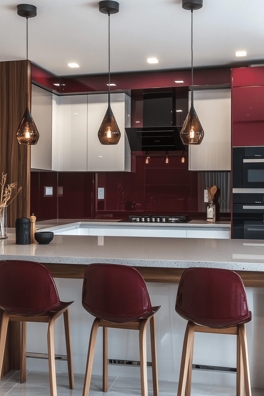 29 Burgundy Kitchen Cabinets Design Ideas for a Bold and Beautiful Space 21 burgundy kitchen cabinets