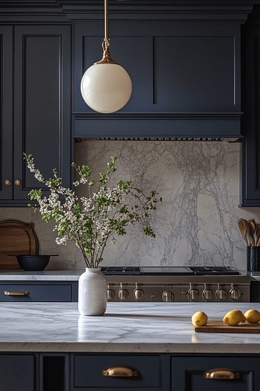stone backsplash kitchen