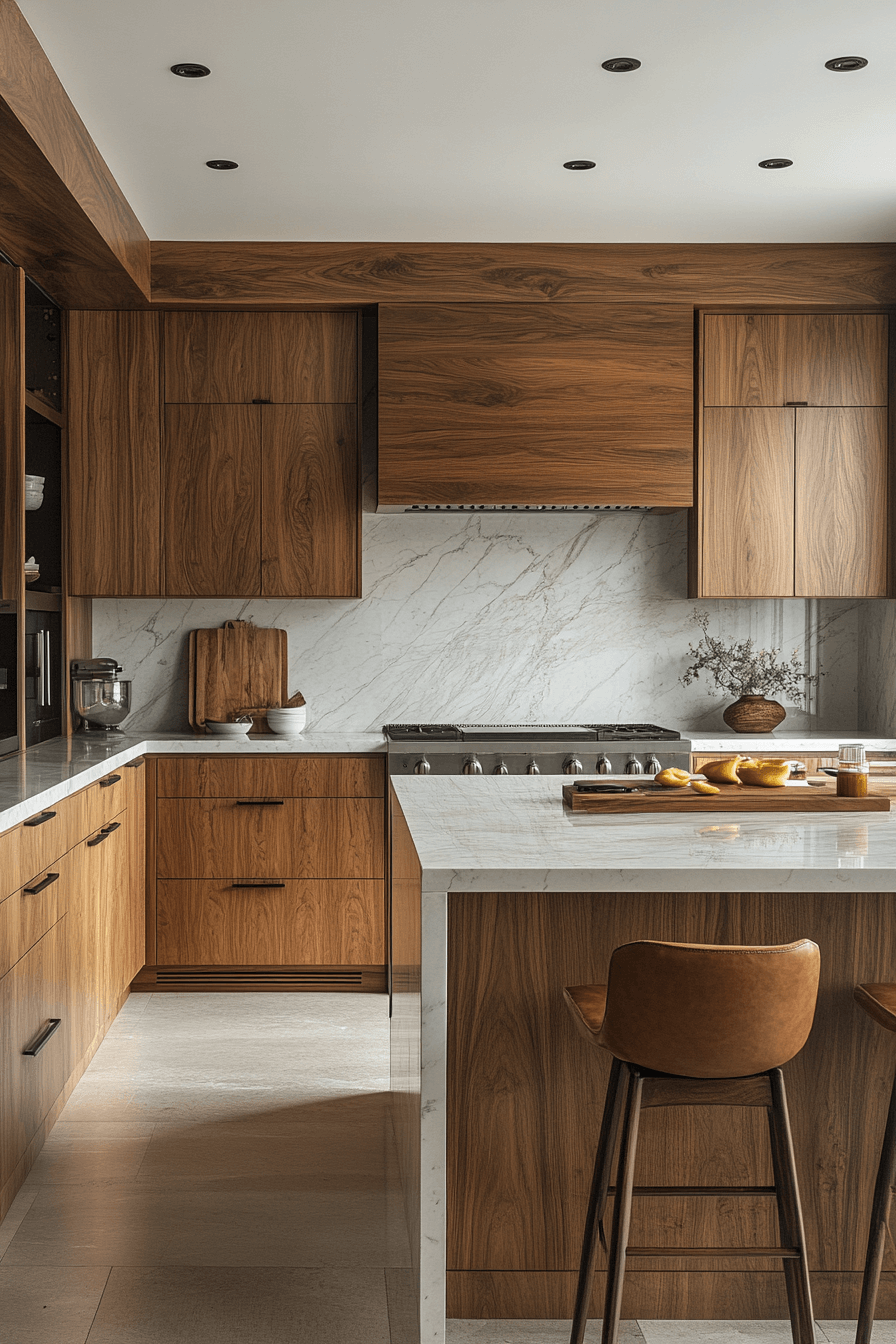 29 Warm Wood Kitchen Cabinets That Bring Natural Beauty and Cozy Charm 21 warm wood kitchen cabinets