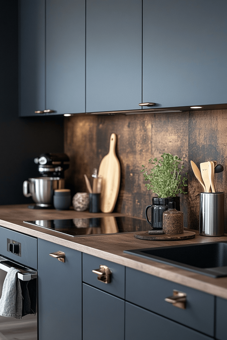 29 Blue Grey Kitchen Cabinets That Bring Cool Elegance and Everyday Comfort 22 blue grey kitchen cabinets