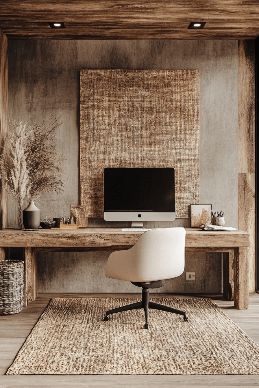 29 Japandi Home Office Ideas for a Peaceful and Productive Space 22 japandi home office